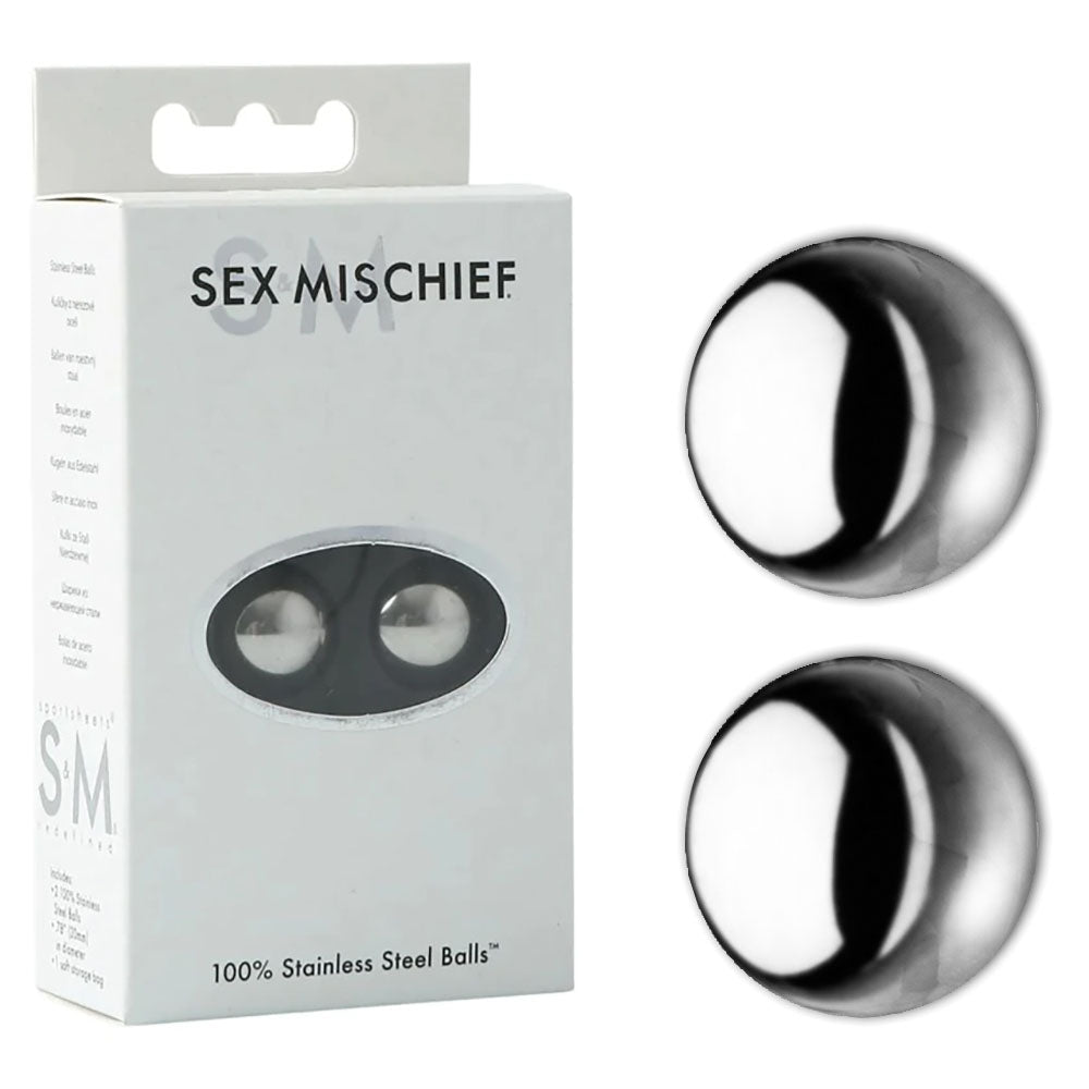 Sex & Mischief 100% Stainless Steel Balls Stainless Steel Ben Wa Balls