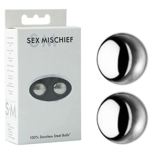 Sex & Mischief 100% Stainless Steel Balls Stainless Steel Ben Wa Balls