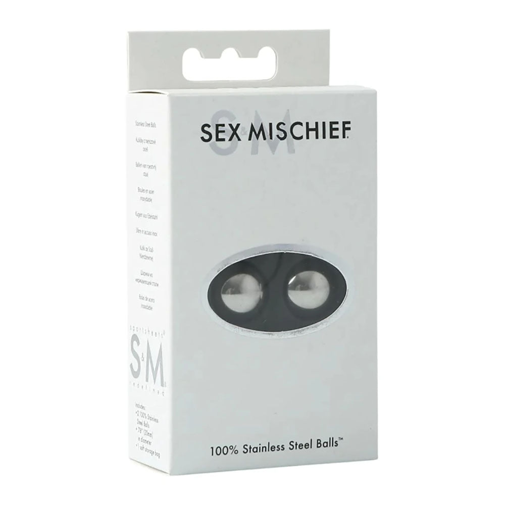 Sex & Mischief 100% Stainless Steel Balls Stainless Steel Ben Wa Balls