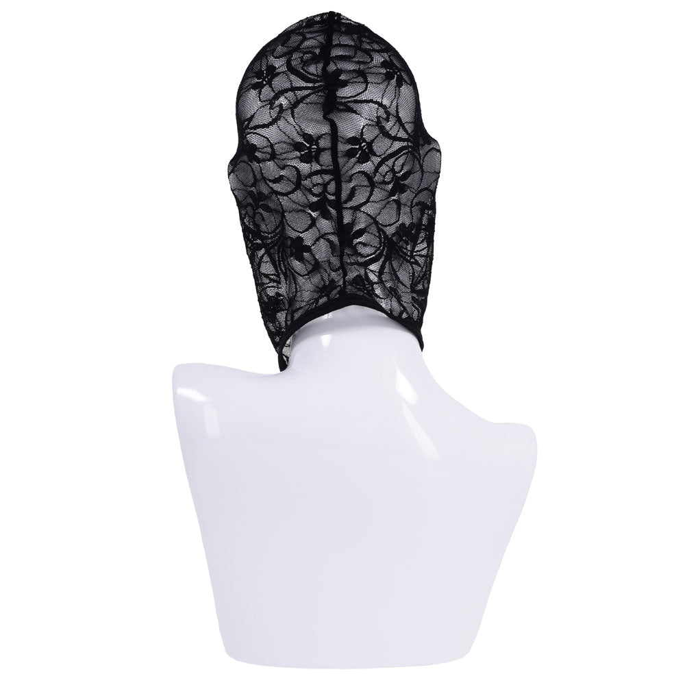 Sex & Mischief Lace Hush Hood Black Hood