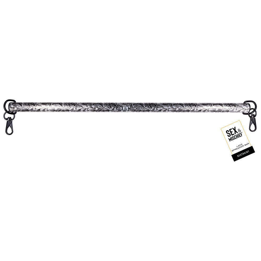 Sex & Mischief Lace Spreader Bar Aluminium Restraint Bar