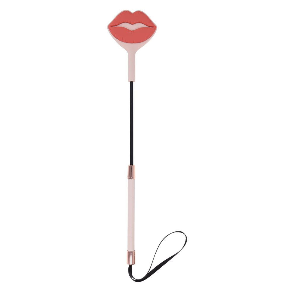 Sex & Mischief Peaches N Crea Me Kiss Crop Peach Lip Tipped Crop Whip