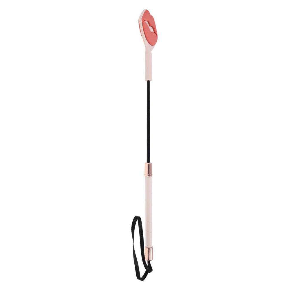 Sex & Mischief Peaches N Crea Me Kiss Crop Peach Lip Tipped Crop Whip