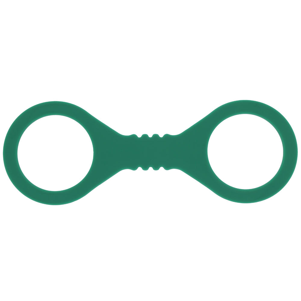 Sex & Mischief Indica Small Silicone Cuffs Green Small Restraints
