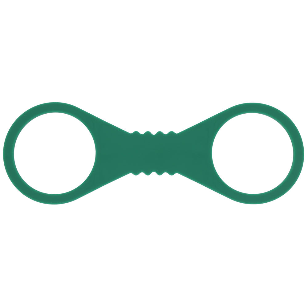 Sex & Mischief Indica Large Silicone Cuffs Green Large Restraints