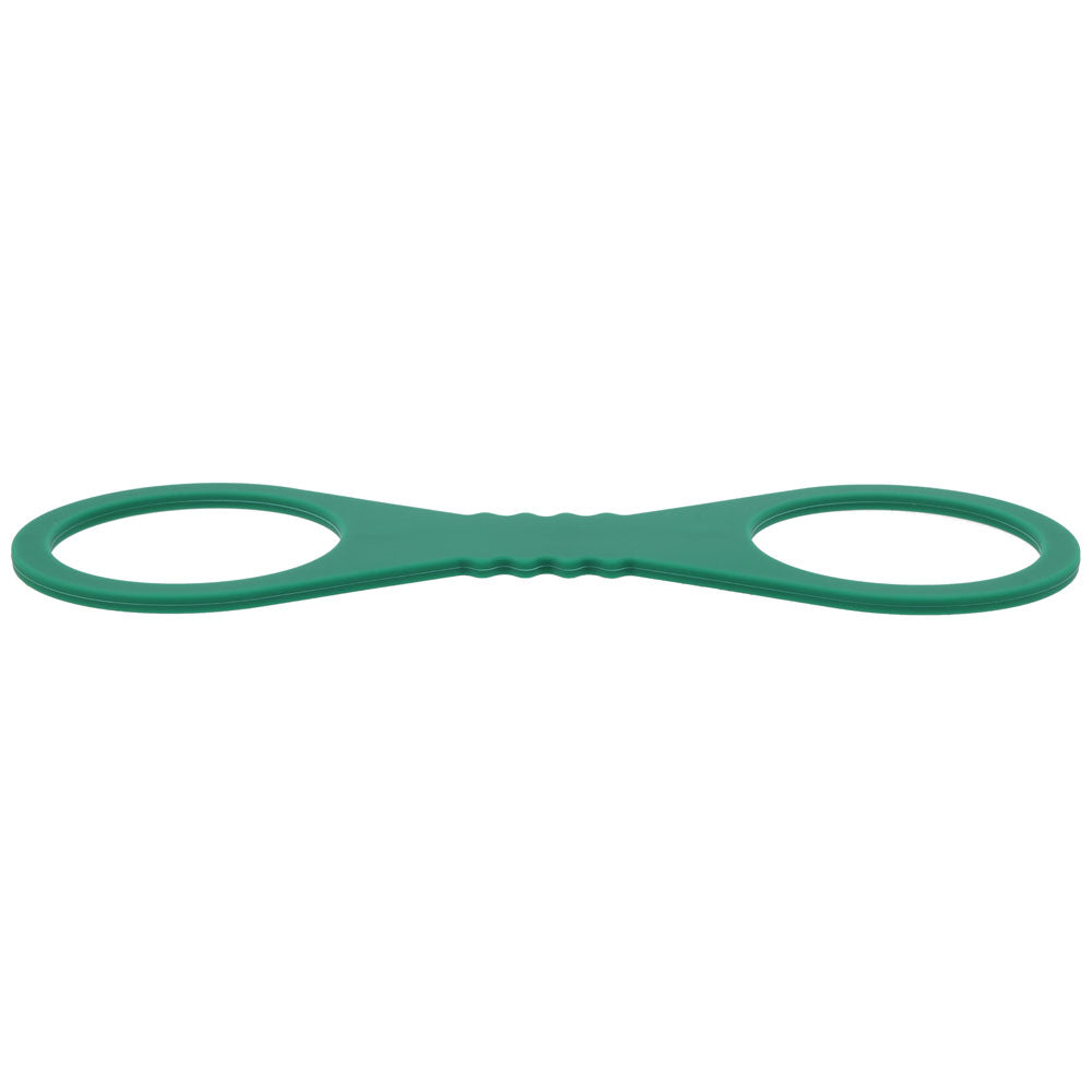 Sex & Mischief Indica Large Silicone Cuffs Green Large Restraints
