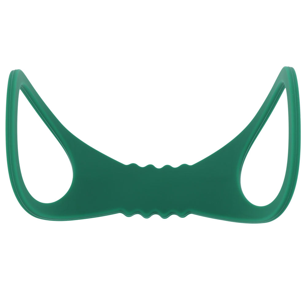 Sex & Mischief Indica Large Silicone Cuffs Green Large Restraints