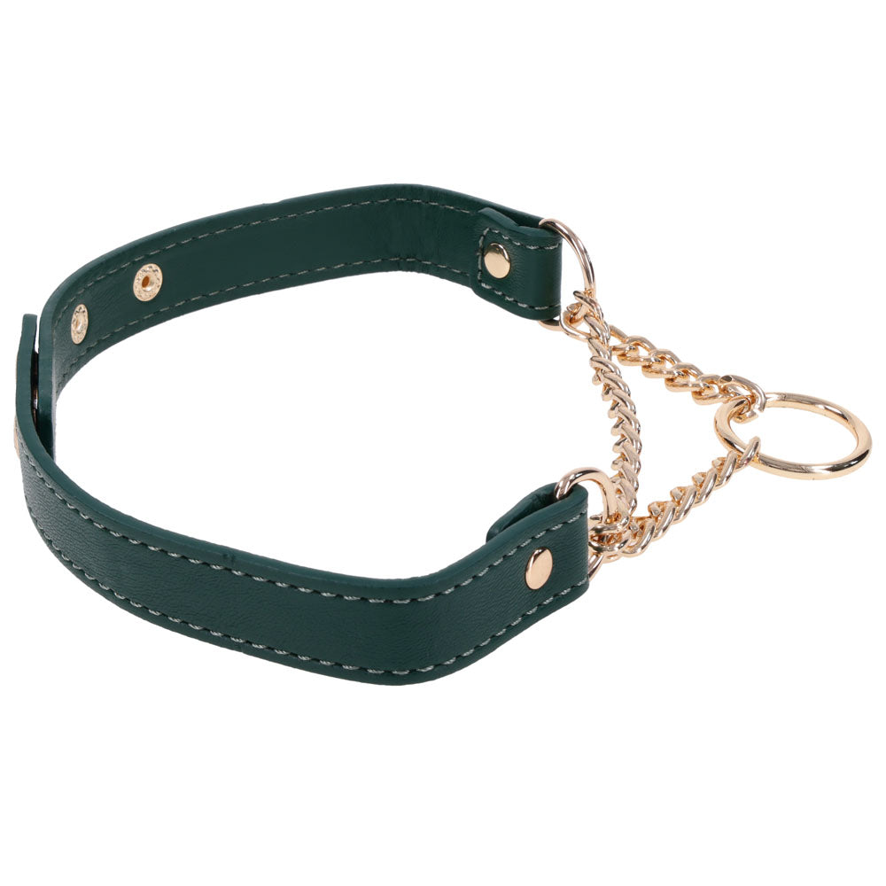 Sex & Mischief Indica Day Collar Green/Gold Collar