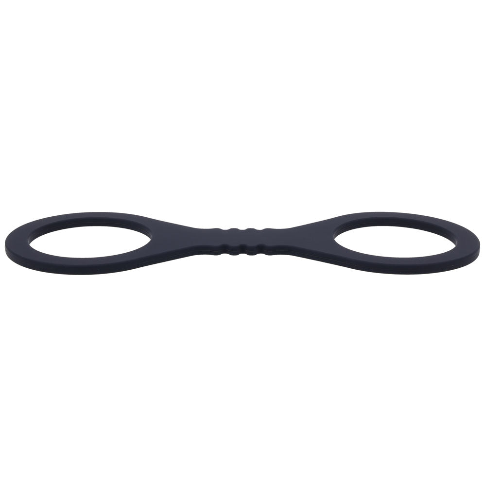 Sex & Mischief Shadow Small Silicone Cuffs Black Small Restraints