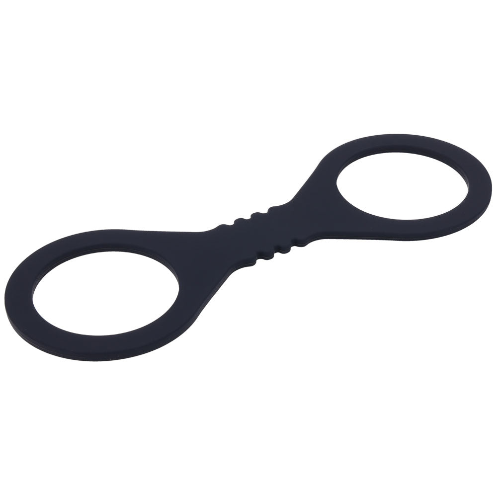 Sex & Mischief Shadow Small Silicone Cuffs Black Small Restraints