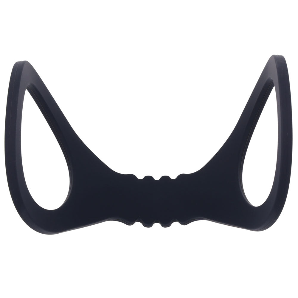 Sex & Mischief Shadow Small Silicone Cuffs Black Small Restraints