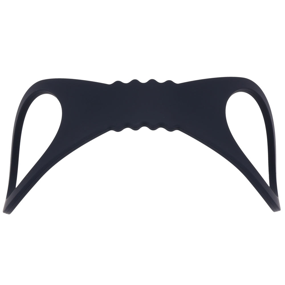 Sex & Mischief Shadow Large Silicone Cuffs Black Large Restraints