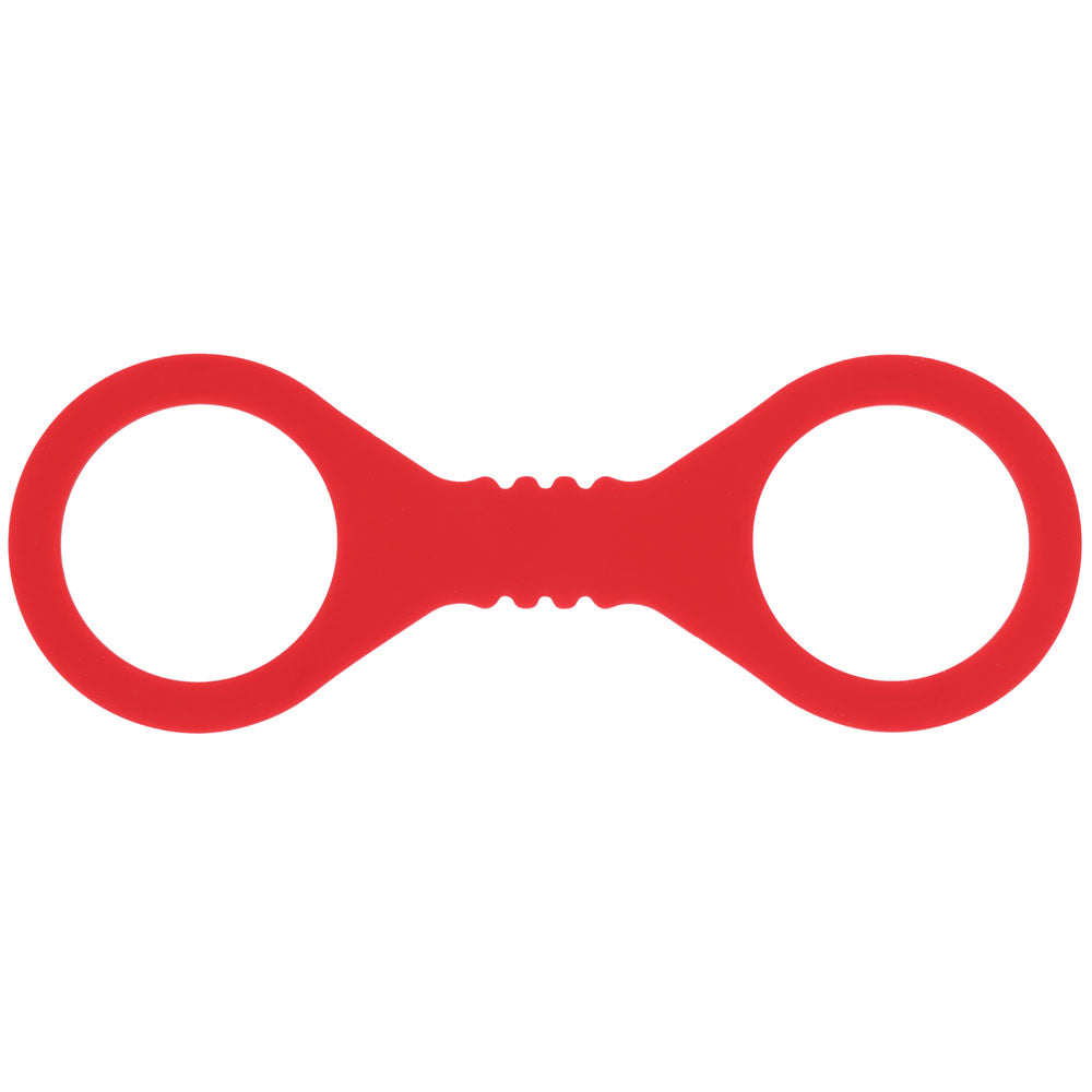 Sex & Mischief Amor Small Silicone Cuffs Red Small Restraints