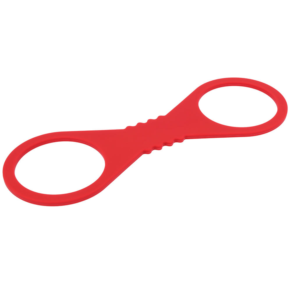 Sex & Mischief Amor Large Silicone Cuffs Red Large Restraints