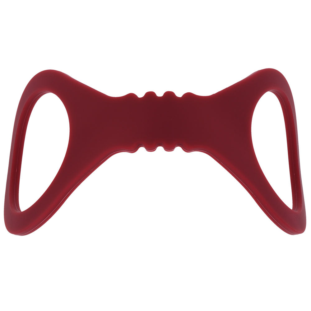 Sex & Mischief Enchanted Small Silicone Cuffs Burgundy Small Restraints