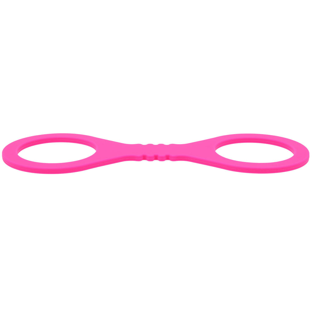 Sex & Mischief Small Hot Pink Silicone Cuffs Hot Pink Small Restraints