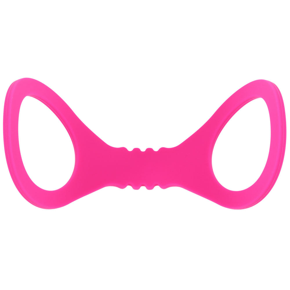 Sex & Mischief Small Hot Pink Silicone Cuffs Hot Pink Small Restraints