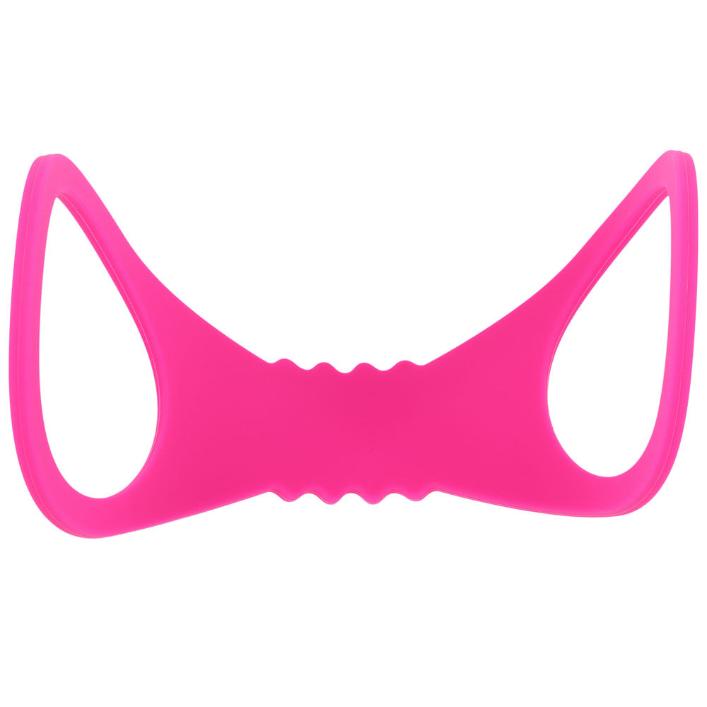 Sex & Mischief Large Hot Pink Silicone Cuffs Hot Pink Large Restraints