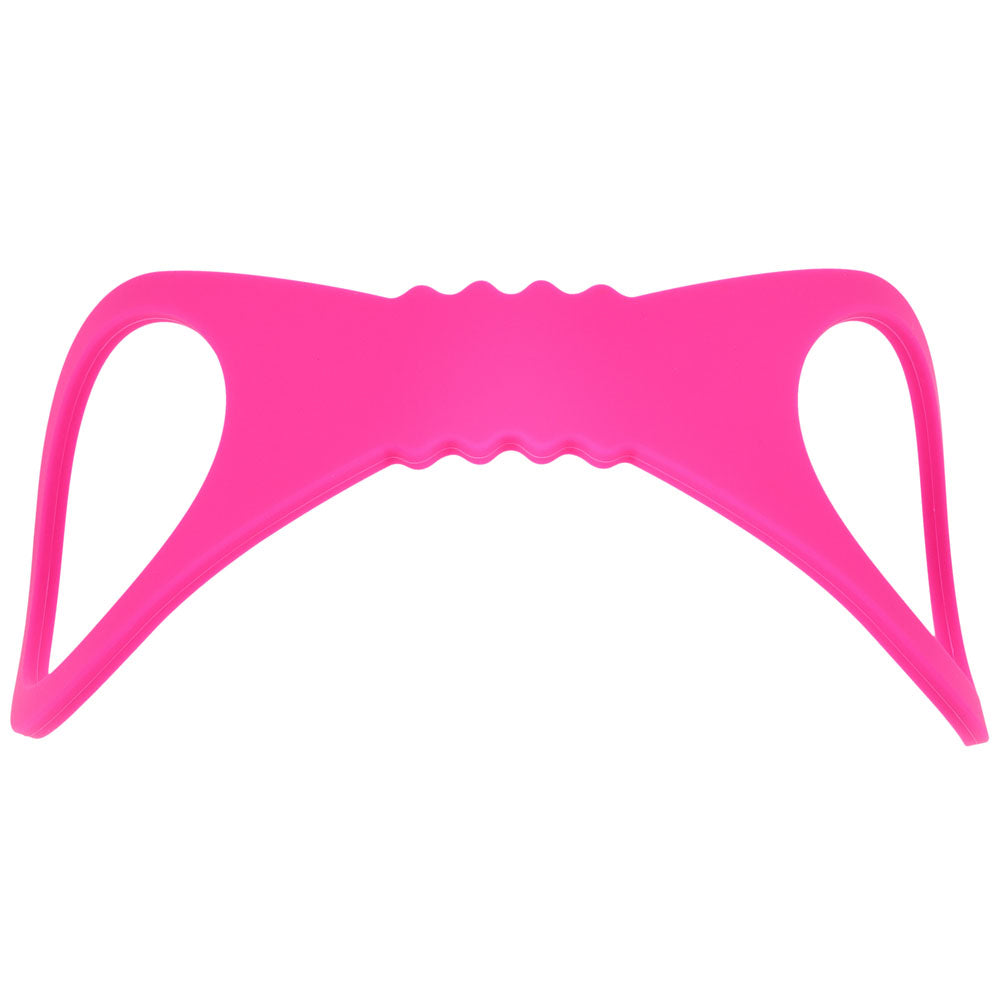 Sex & Mischief Large Hot Pink Silicone Cuffs Hot Pink Large Restraints