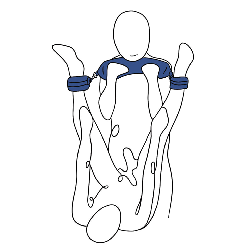 Pivot Positioning Bar Black Padded Position & Spreader Bar