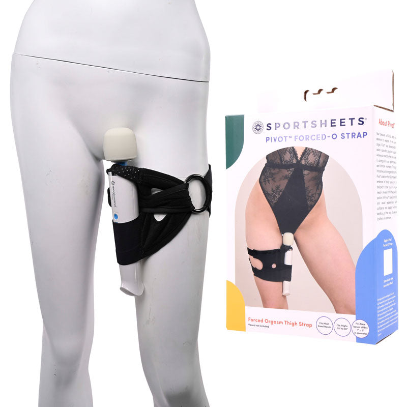 Pivot 2 In 1 Forced O Strap Thigh Harness For Massagers