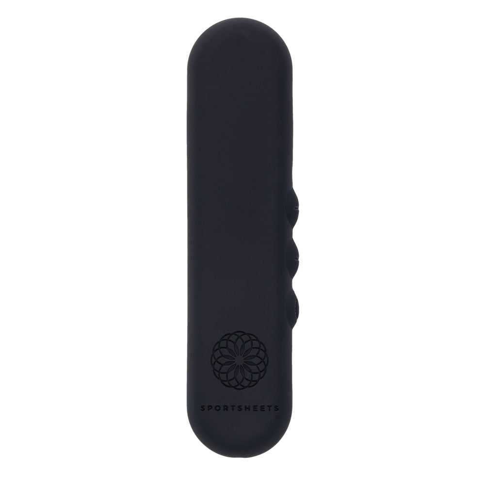 Pivot Flat Bullet Black Black 10.2 Cm Usb Rechargeable Bullet