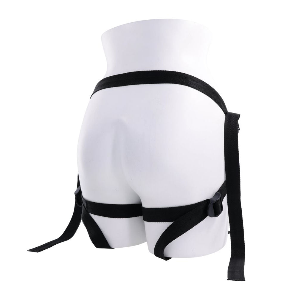 Sportsheets Velvet Noir Strap On Black Adjustable Strap On Harness (No Probe Included)