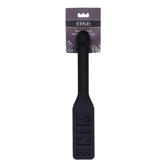 Edge Mine Silicone Paddle Black Spanking Paddle