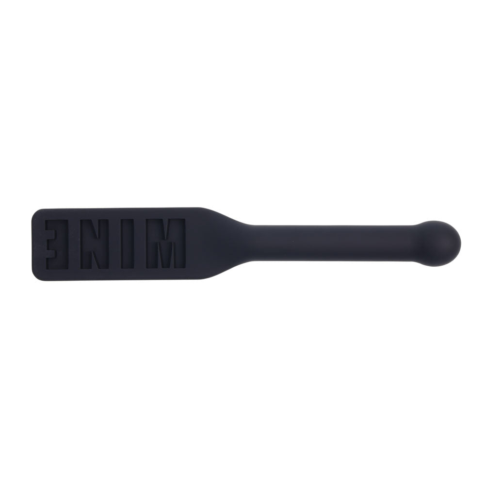 Edge Mine Silicone Paddle Black Spanking Paddle