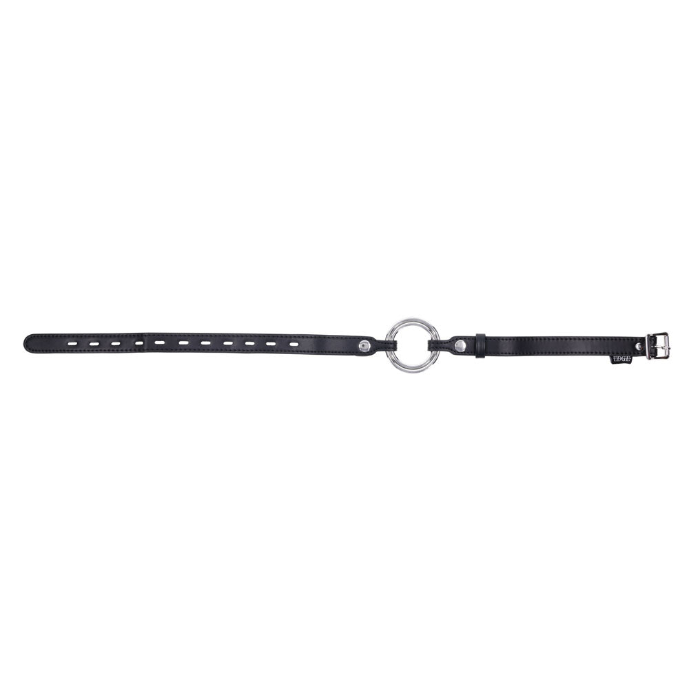 Edge Interchangeable Ring Gag Black Mouth Gag Restraint With 2 Interchangeable Pieces