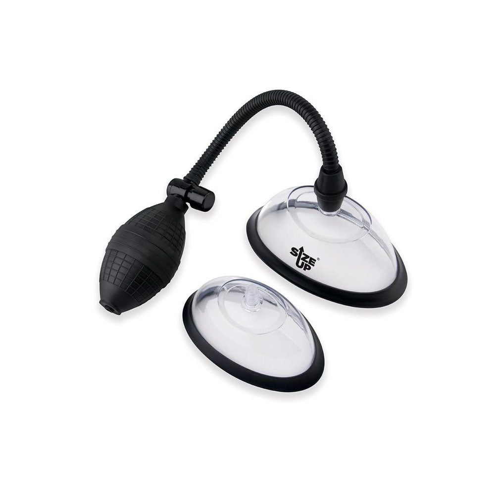 Size Up Classic Pussy Pump With 2 Chambers Vagina Pump With 2 Interchangeable Chambers