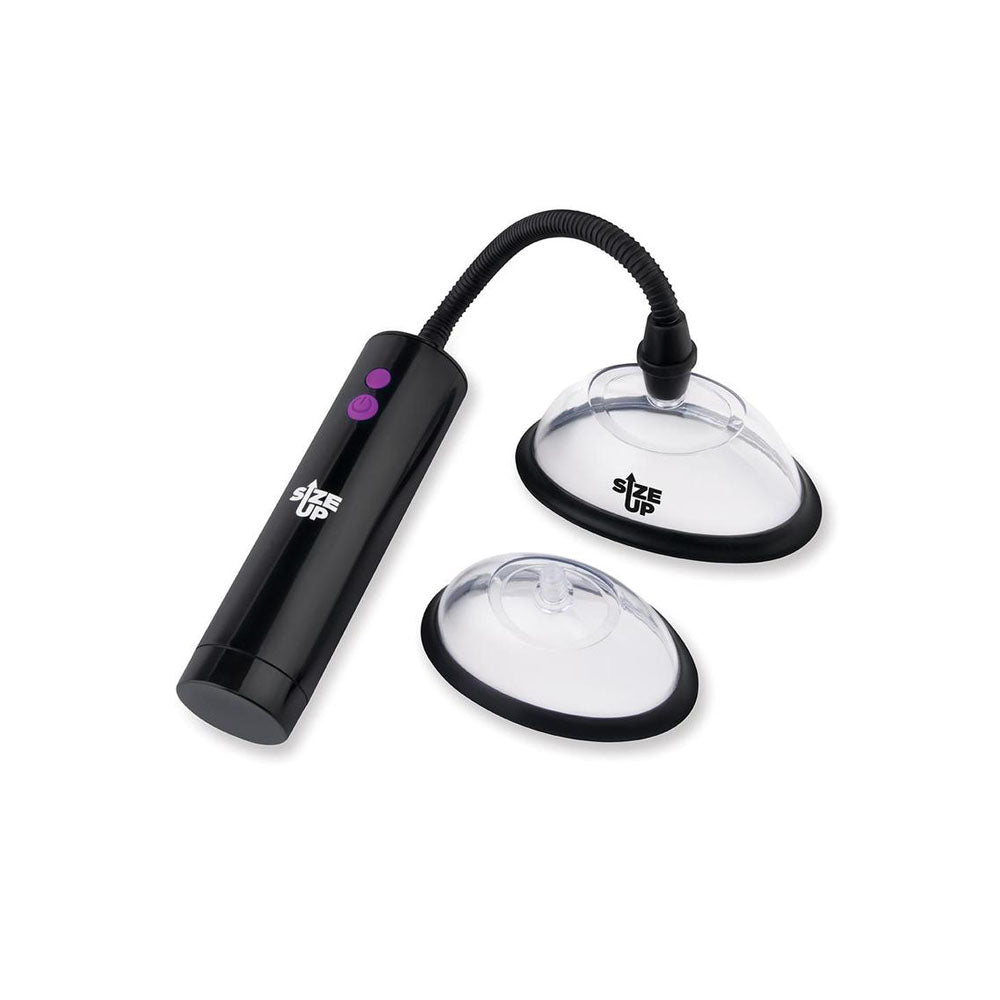 Size Up Rechargeable Power Plumper Pussy Pump Clear Usb Rechargeable Vagina Pump With Interchangeable Chambers