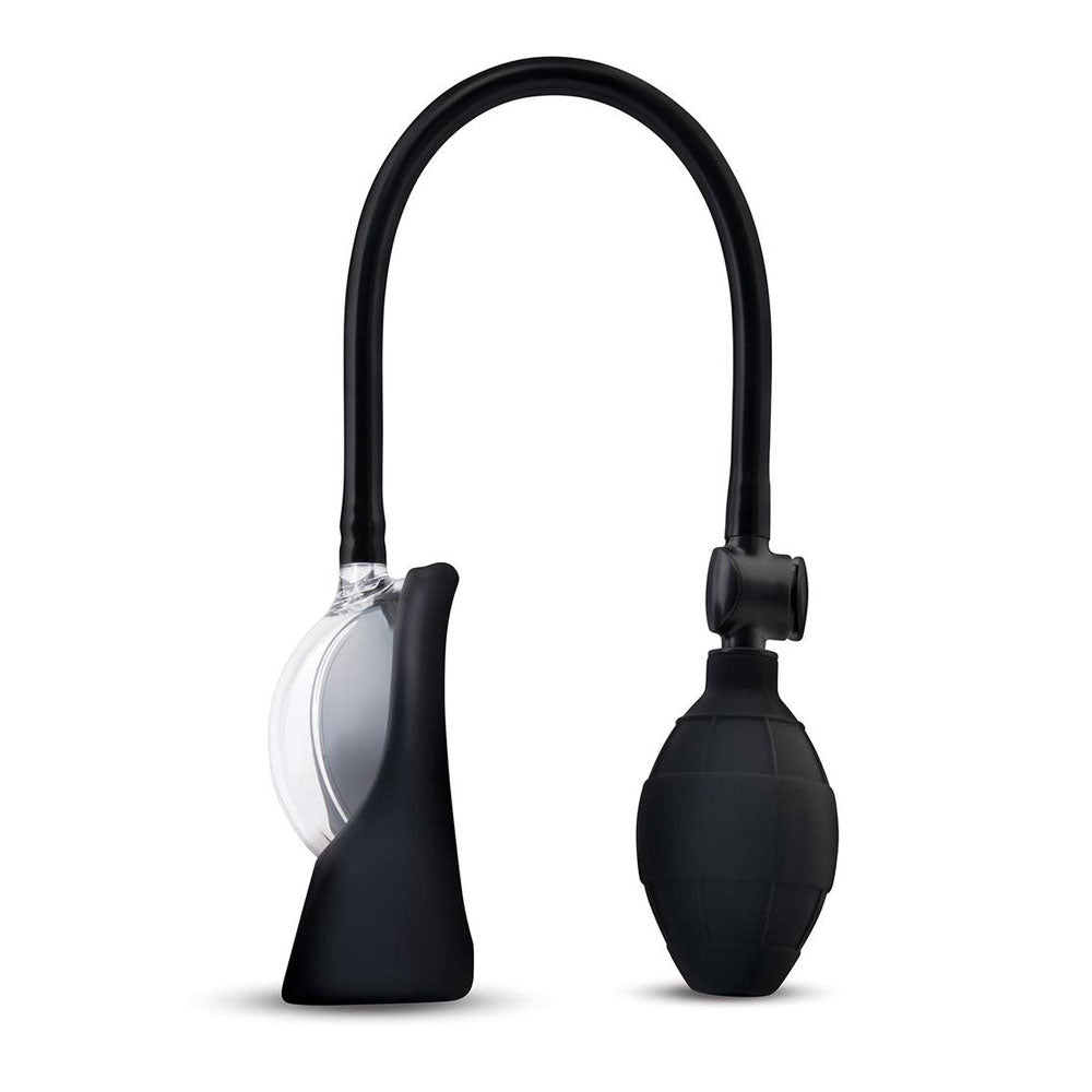 Size Up Vibrating Mini Pussy & Clitoral Pump Clear Usb Rechargeable Vibrating Vaginal And Clitoral Pump