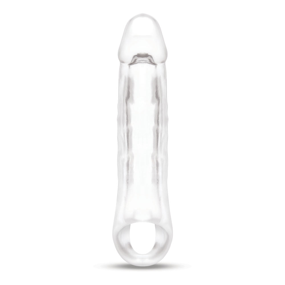Size Up 2 Inch See Thru Penis Extender With Ball Loop Clear 5 Cm (2'') Penis Extension Sleeve