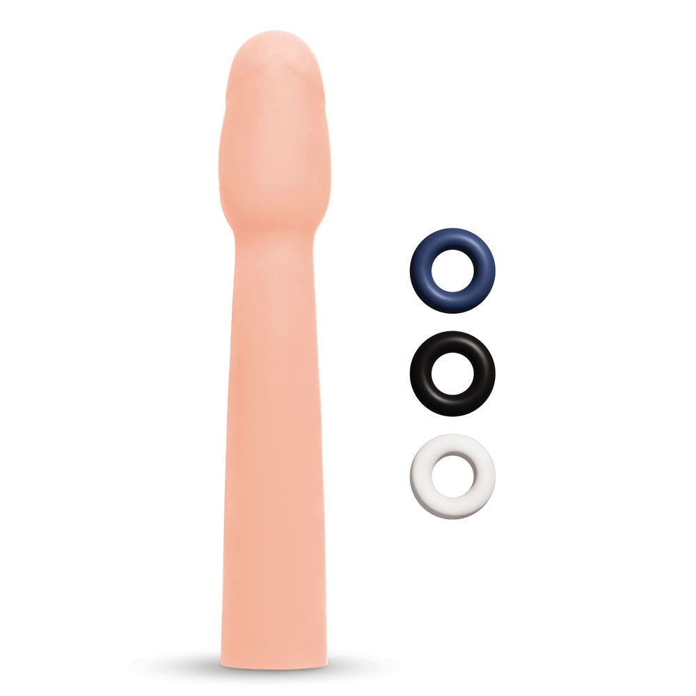 Size Up Realistic 2 Inch Penis Extender Flesh 5 Cm (2'') Penis Extension Sleeve