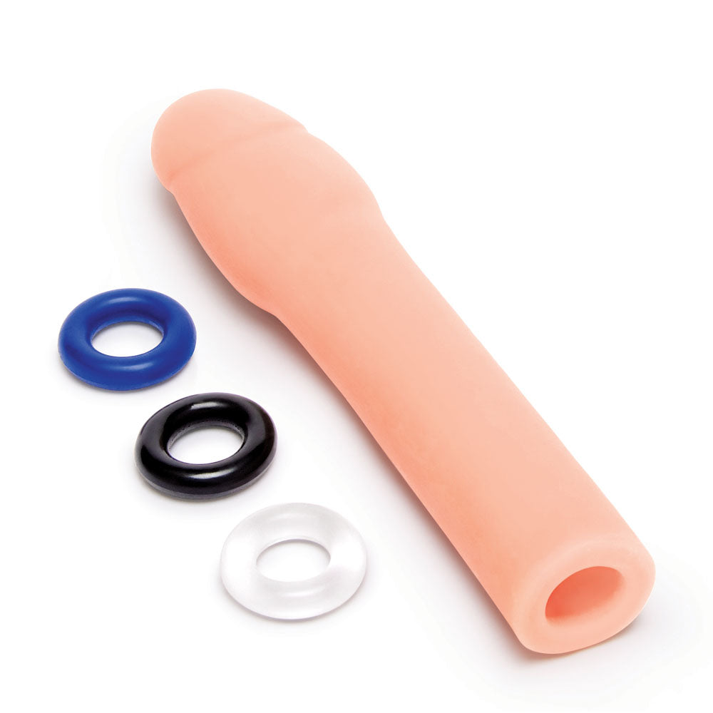 Size Up Realistic 2 Inch Penis Extender Flesh 5 Cm (2'') Penis Extension Sleeve