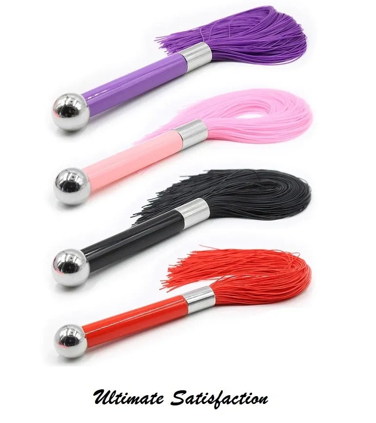 Silicone Tassel Flirting Whip