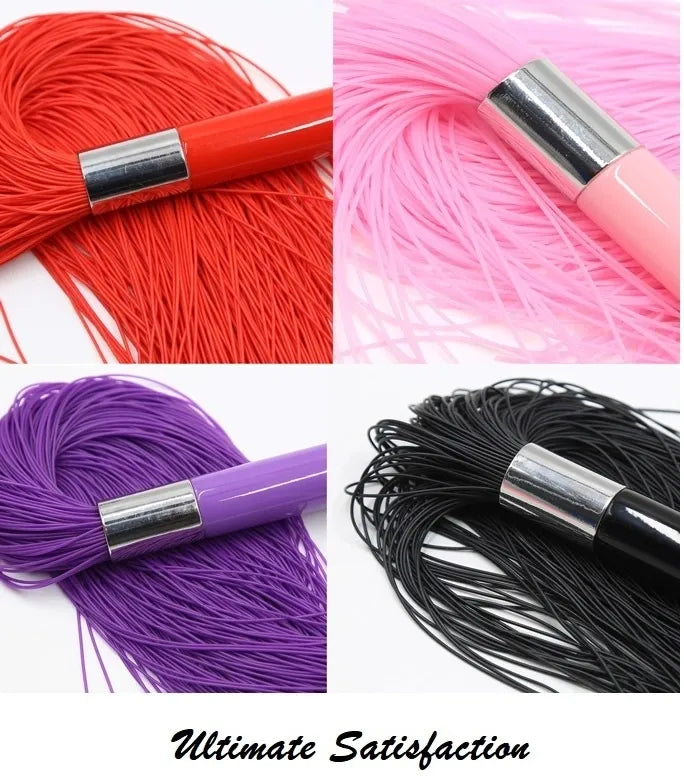 Silicone Tassel Flirting Whip