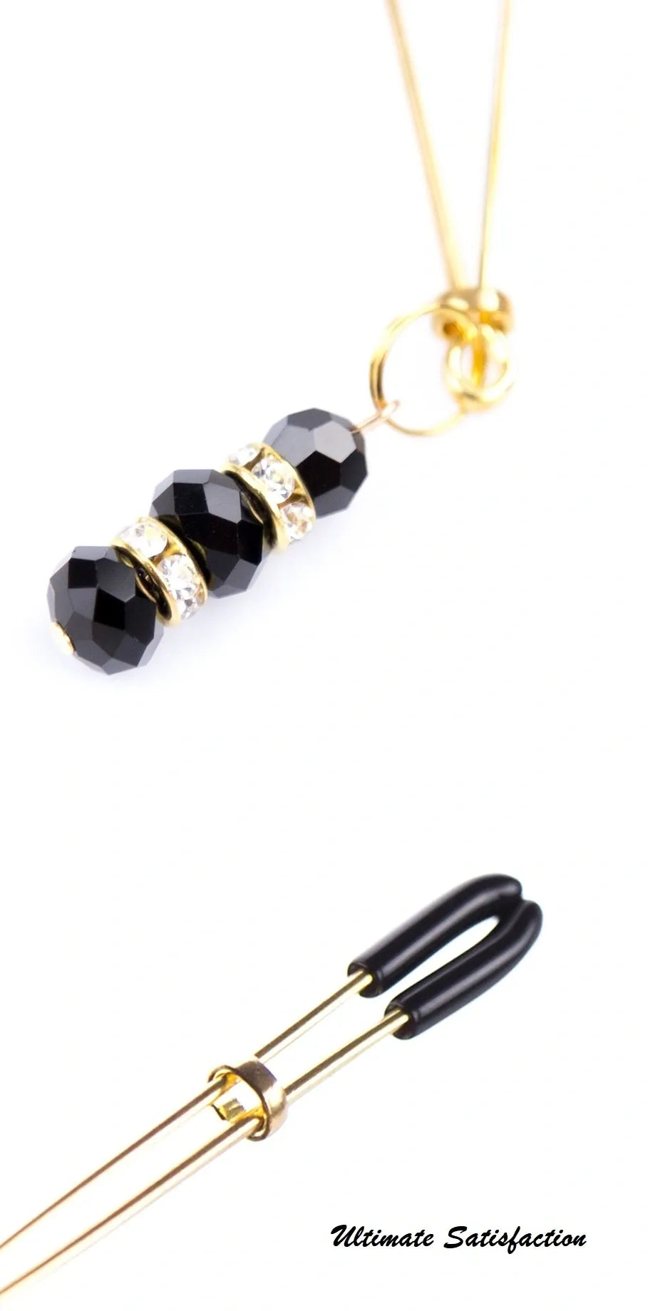 Nipple Clip With Faux Diamonds