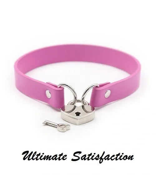 Collar with Heart Lock