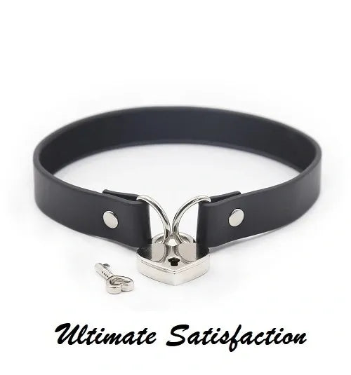 Collar with Heart Lock