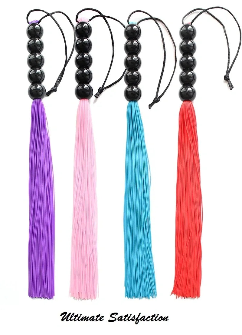 Silicone Whip with Bead Handle