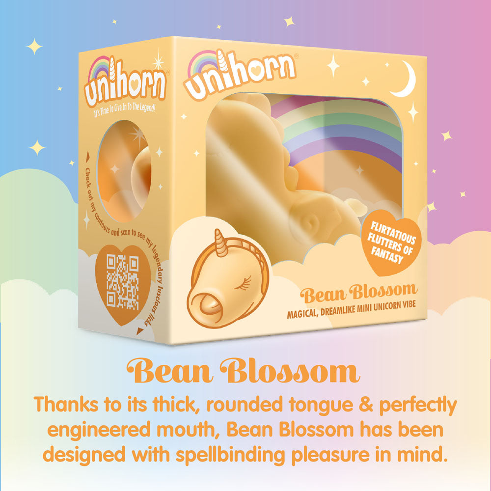 Unihorn Bean Blossom Yellow Usb Rechargeable Flicking Stimulator