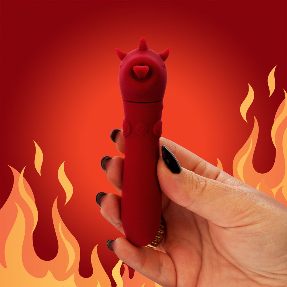 Unihorn Usb Bullet Blaze Diablo Red Usb Rechargeable Vibrating Bullet