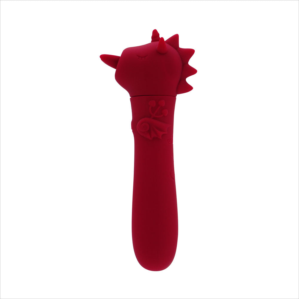 Unihorn Usb Bullet Blaze Diablo Red Usb Rechargeable Vibrating Bullet