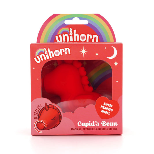 Unihorn Cupid's Beau Red Usb Rechargeable Heart Nosed Stimulator