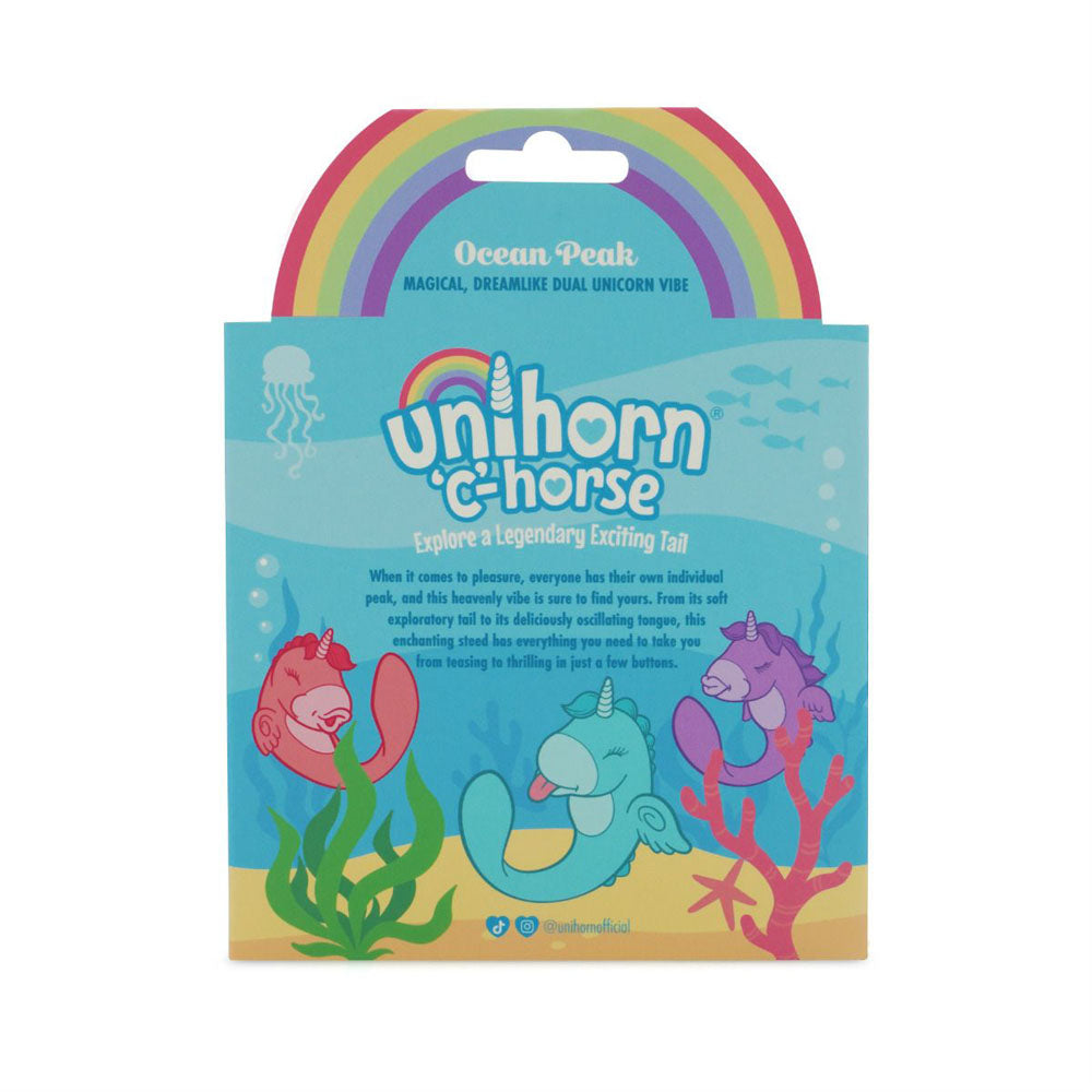 Unihorn C Horse Ocean Peak Ocean Peak Usb Rechargeable Dual Unicorn Vibrator