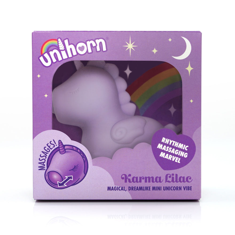Unihorn Karma Lilac Lilac Usb Rechargeable Flicking Stimulator