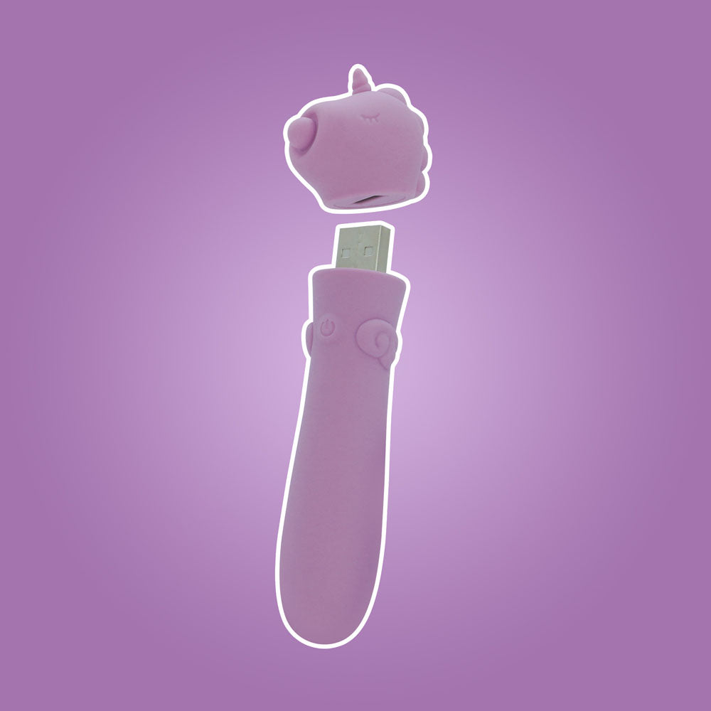 Unihorn Usb Bullet Karma Lilac Lilac Usb Rechargeable Vibrating Bullet