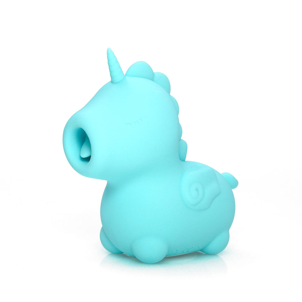 Unihorn Mount'n Peak Teal Usb Rechargeable Flicking Stimulator